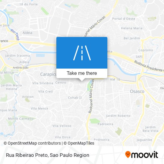 Rua Ribeirao Preto map