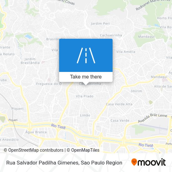 Rua Salvador Padilha Gimenes map