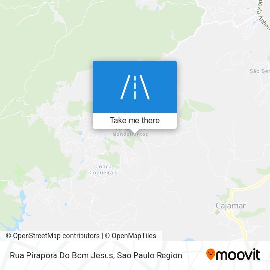 Rua Pirapora Do Bom Jesus map