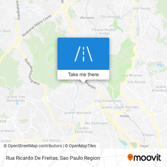 Mapa Rua Ricardo De Freitas