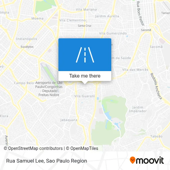 Rua Samuel Lee map