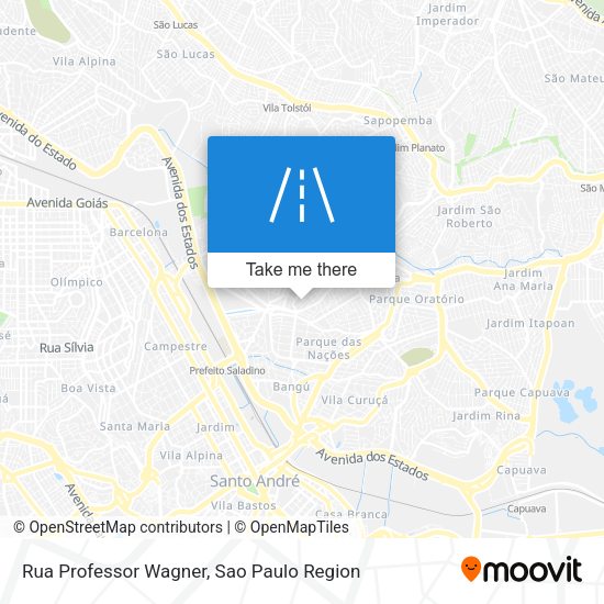 Rua Professor Wagner map