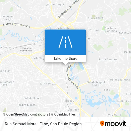 Rua Samuel Moreli Filho map