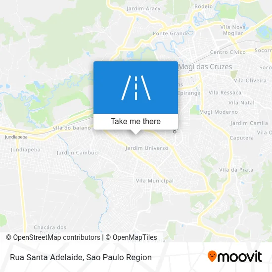 Rua Santa Adelaide map