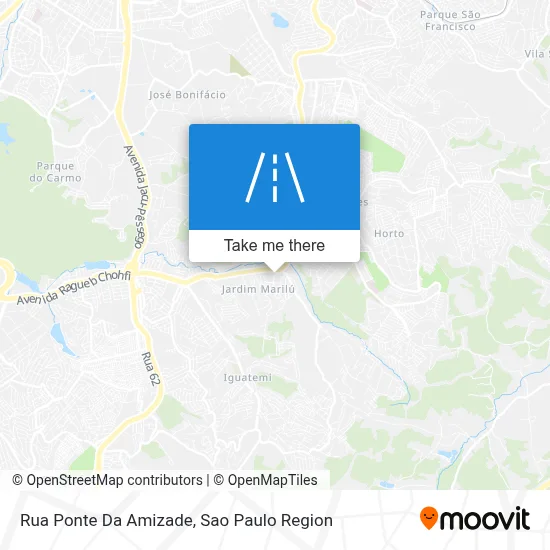 Rua Ponte Da Amizade map