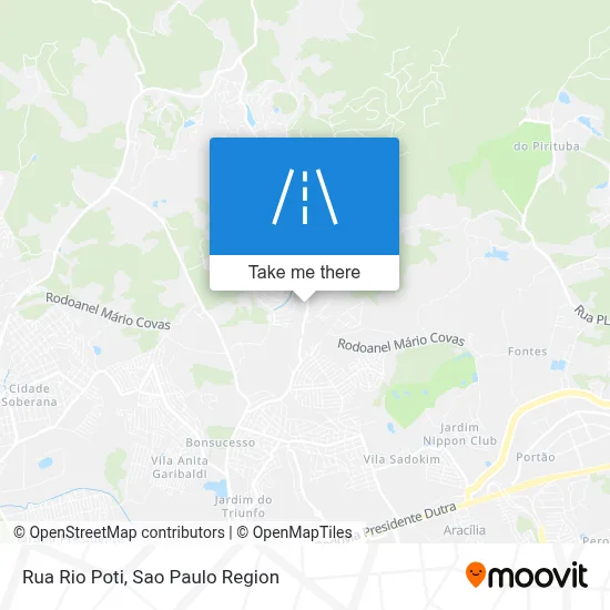 Rua Rio Poti map