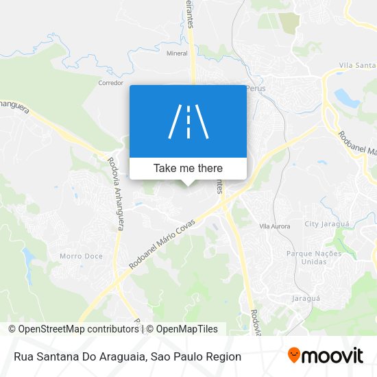 Rua Santana Do Araguaia map