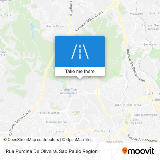 Rua Purcina De Oliveira map
