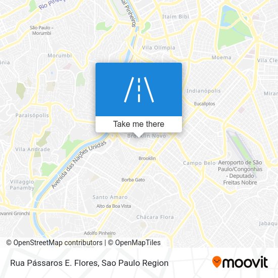 Rua Pássaros E. Flores map