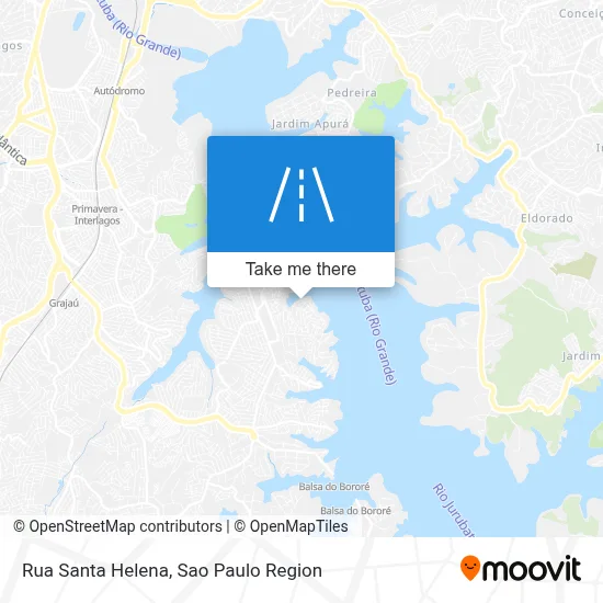 Rua Santa Helena map