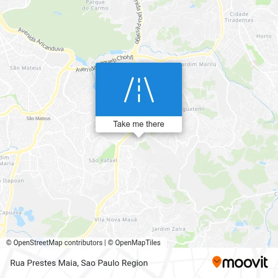 Rua Prestes Maia map