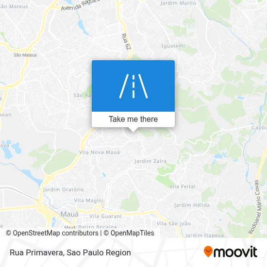 Rua Primavera map