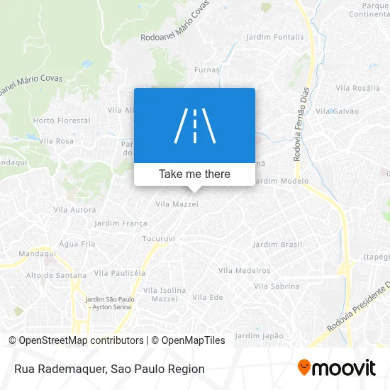 Rua Rademaquer map