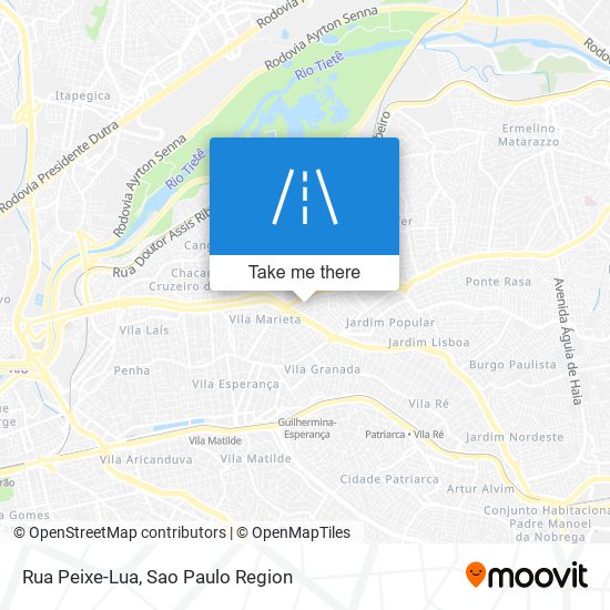 Rua Peixe-Lua map