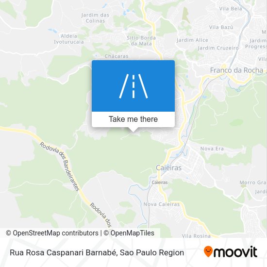 Rua Rosa Caspanari Barnabé map