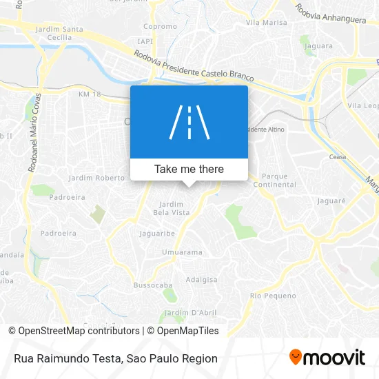 Rua Raimundo Testa map