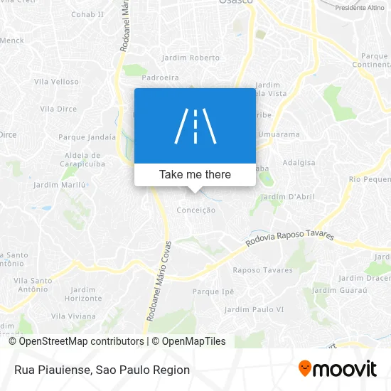 Rua Piauiense map