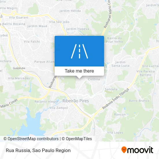 Rua Russia map