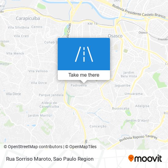 Mapa Rua Sorriso Maroto