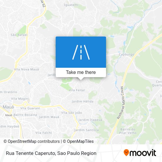 Rua Tenente Caperuto map
