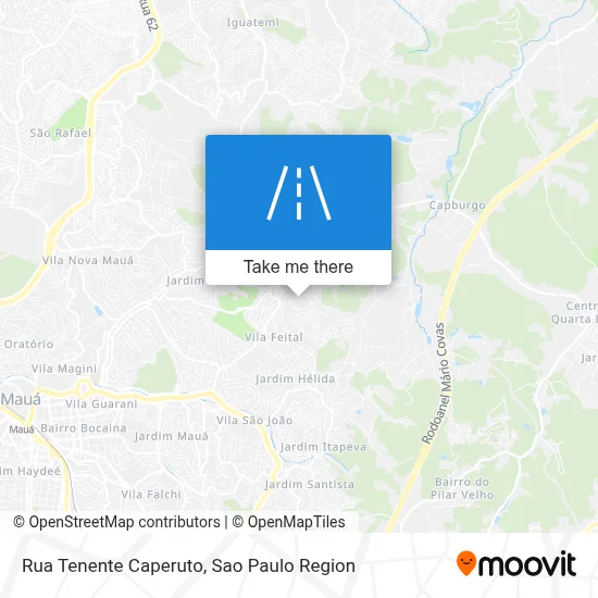 Rua Tenente Caperuto map