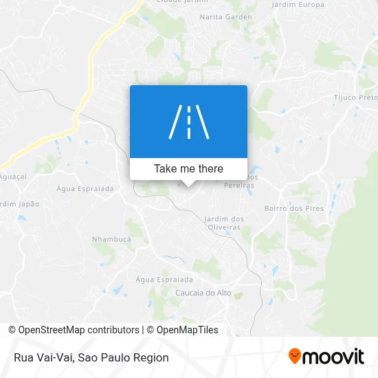 Rua Vai-Vai map