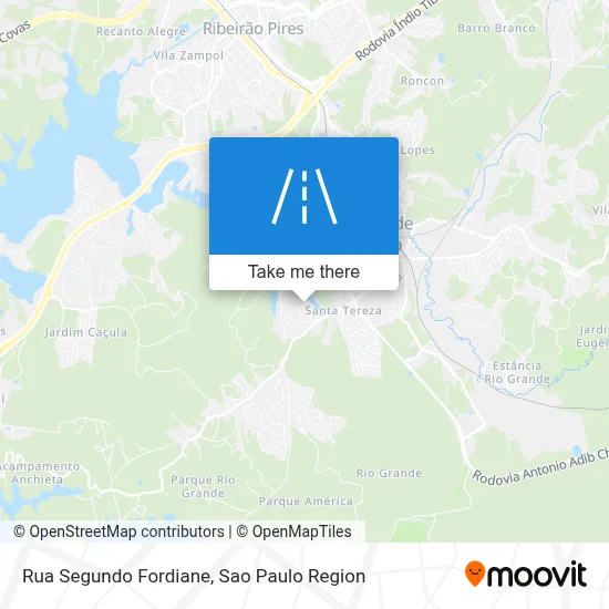 Rua Segundo Fordiane map
