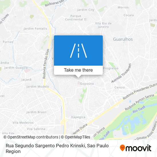 Rua Segundo Sargento Pedro Krinski map