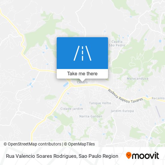 Rua Valencio Soares Rodrigues map