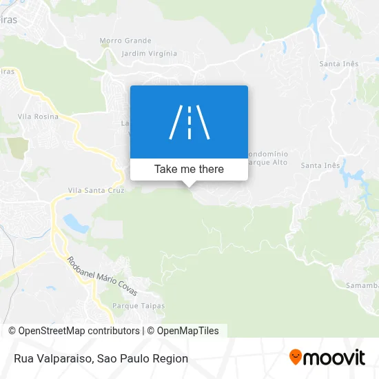 Rua Valparaiso map