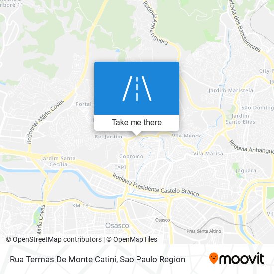 Rua Termas De Monte Catini map