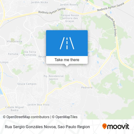 Rua Sergio Gonzáles Novoa map