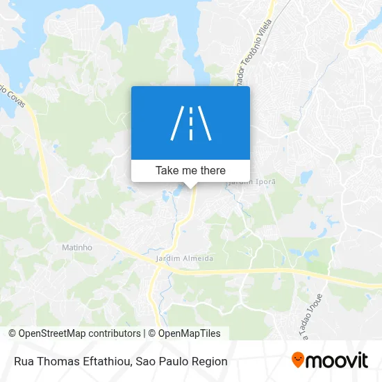 Rua Thomas Eftathiou map