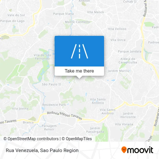 Rua Venezuela map