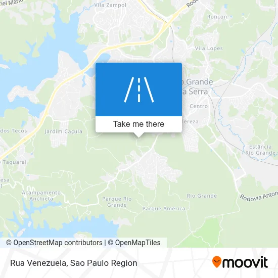 Rua Venezuela map