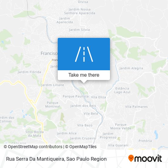 Rua Serra Da Mantiqueira map