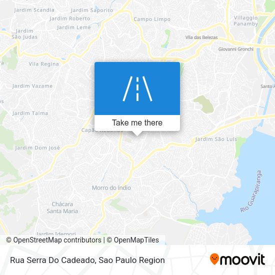 Rua Serra Do Cadeado map