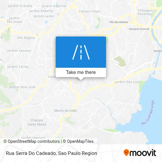 Rua Serra Do Cadeado map