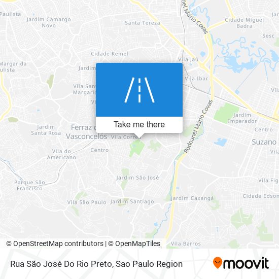 Mapa Rua São José Do Rio Preto