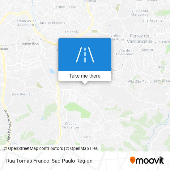 Rua Tomas Franco map