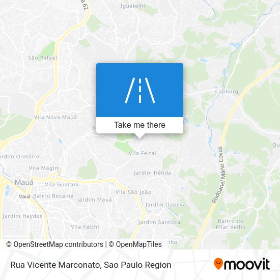 Rua Vicente Marconato map