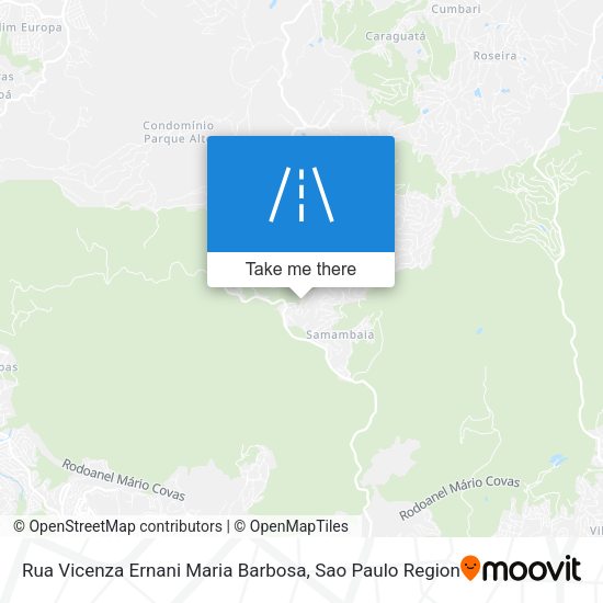 Rua Vicenza Ernani Maria Barbosa map