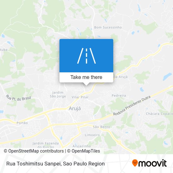 Rua Toshimitsu Sanpei map