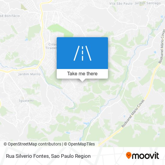 Rua Silverio Fontes map