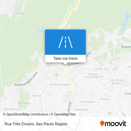 Rua Três Cruzes map