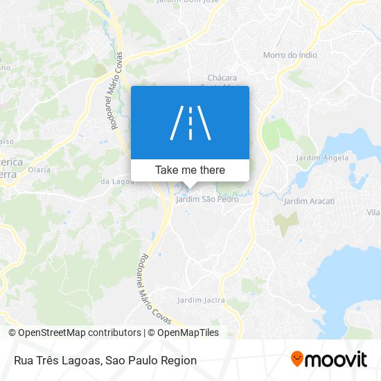 Rua Três Lagoas map