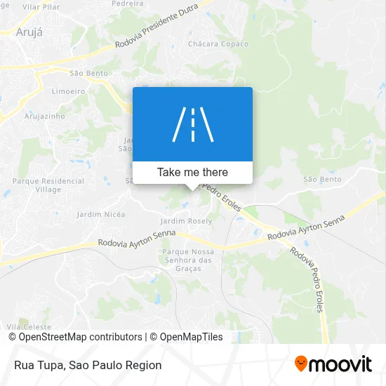 Rua Tupa map