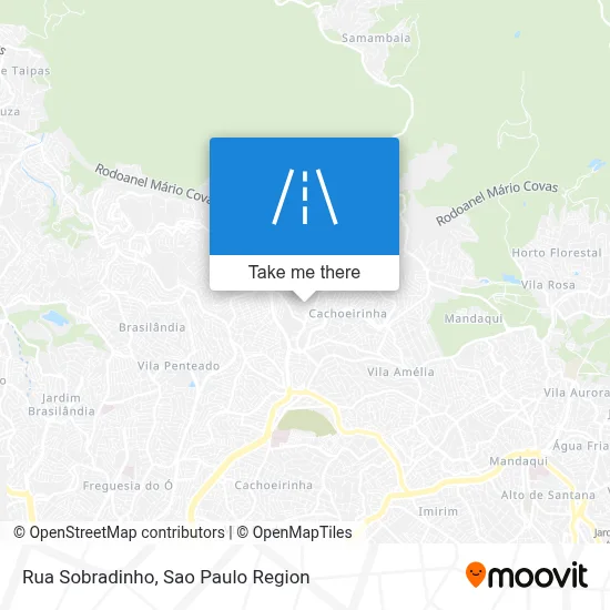 Rua Sobradinho map