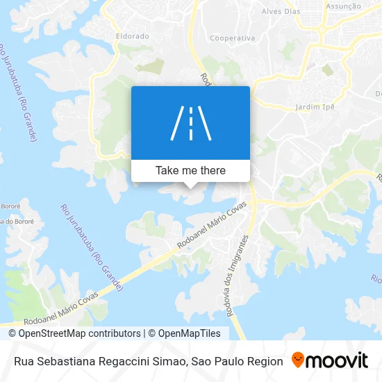 Rua Sebastiana Regaccini Simao map