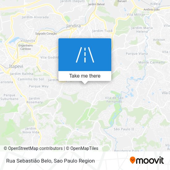 Rua Sebastião Belo map